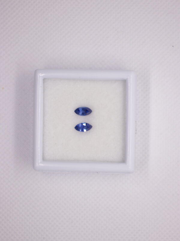 Blue sapphire Marquee Size 7X3.5 Pcs 2 Cts 0.87 No:494