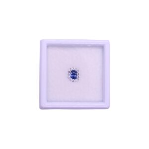 Blue / White sapphire RD/RD Size 4.75/1.10 Pcs 1/15 0.47/0.12 No:728
