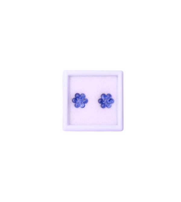 Blue sapphire Round Size 3.5 Pcs 14 Cts 3.45