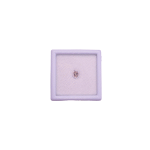 Peach /White sapphire OV/RD Size 5X4/1.0 Pcs 1/17 Cts 0.48/0.06 Quality II No:726