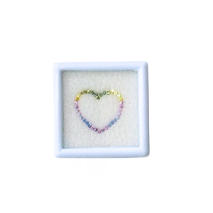 No:1248 Rainbow sapphire Round 1.39 Cts